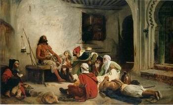 Arab or Arabic people and life. Orientalism oil paintings 71, unknow artist